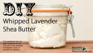 lavender butter shea whipped diy