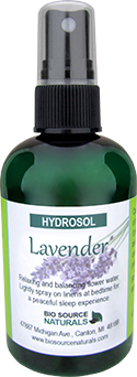 Lavender hydrosol spray