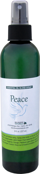 Peace essential oil blend spray