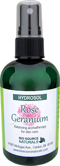 Rose Geranium hydrosol spray